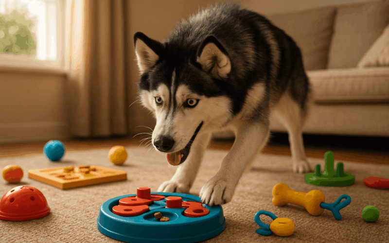 Husky a hra a stimulace jak zabavit energia plneho partaka 1776002605036