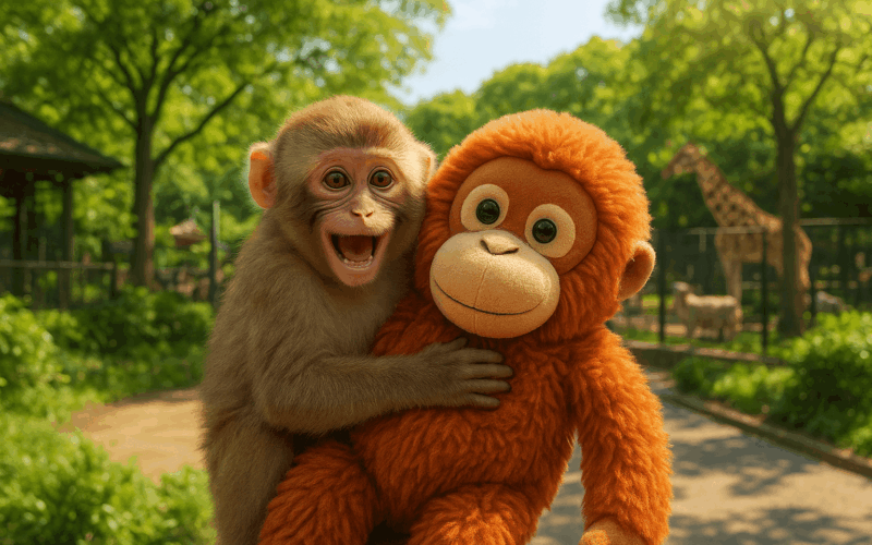 Punch a jeho plysovy orangutan neobvykle pratelstvi zvirat k 1776262217135